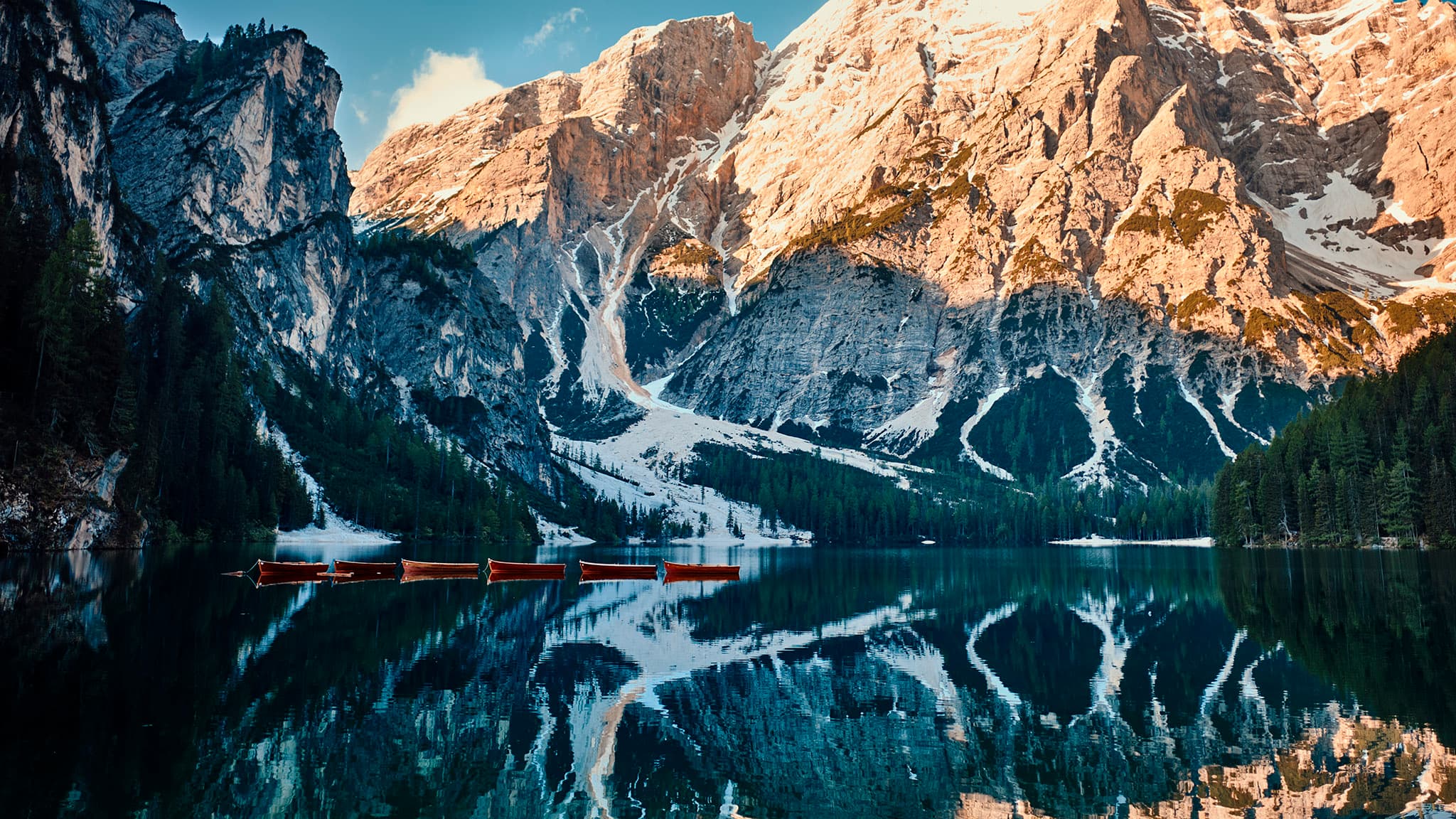 Lago di Braies, Italien