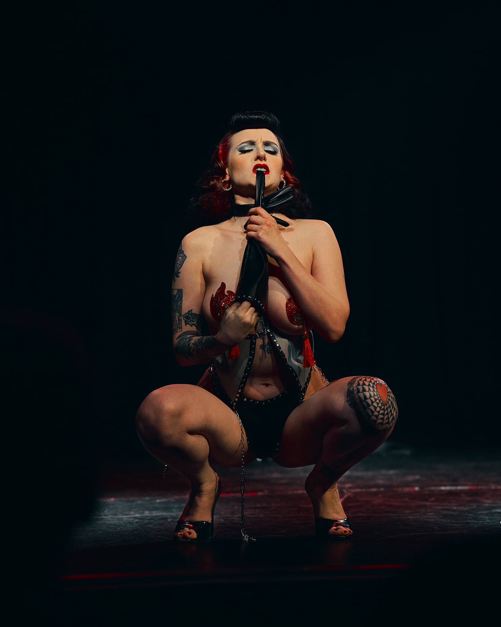 Additional image 3 for Burlesque Photography: Rachel Riot im Studio und auf der Bühne