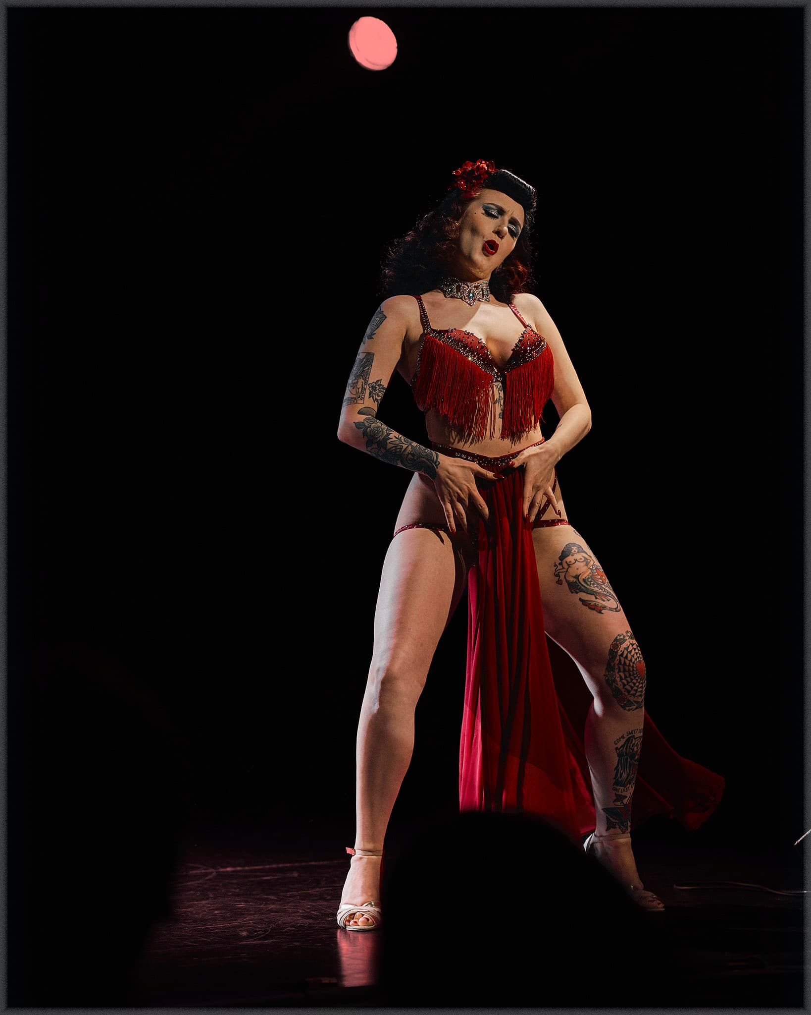 Additional image 5 for Burlesque Photography: Rachel Riot im Studio und auf der Bühne